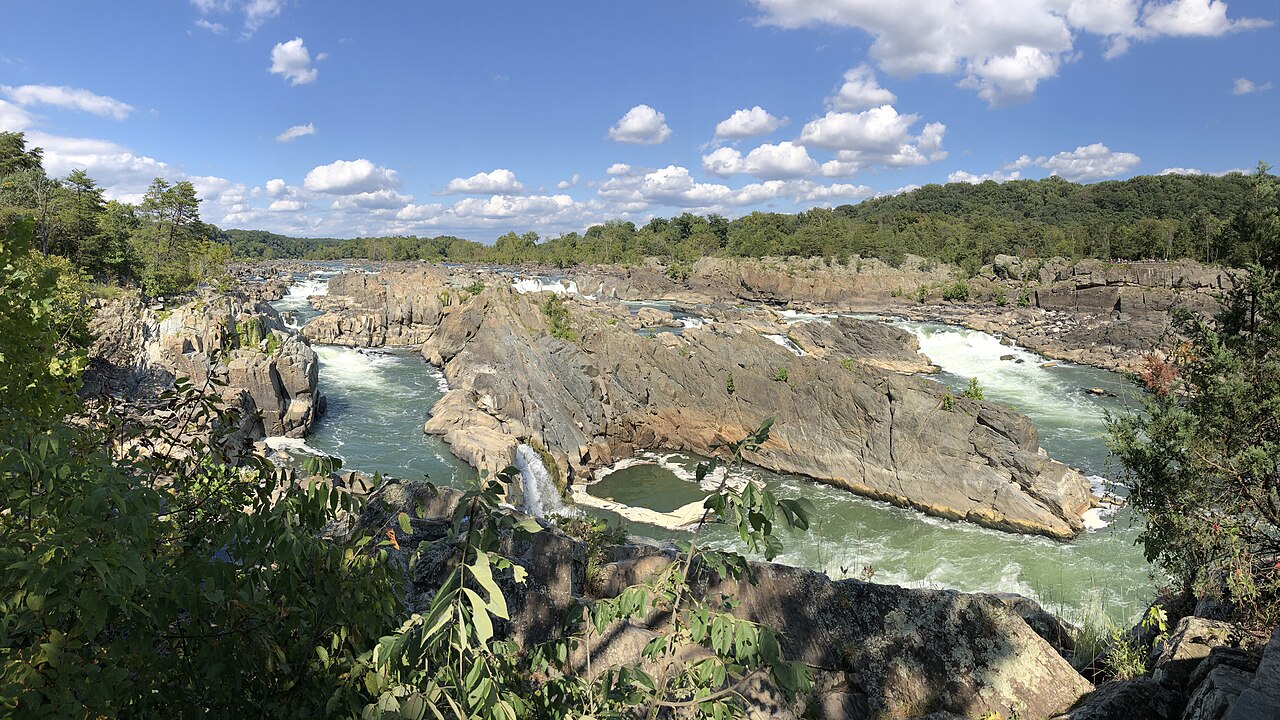 Great Falls Park on the Potomac River in Great Falls, Virginia
