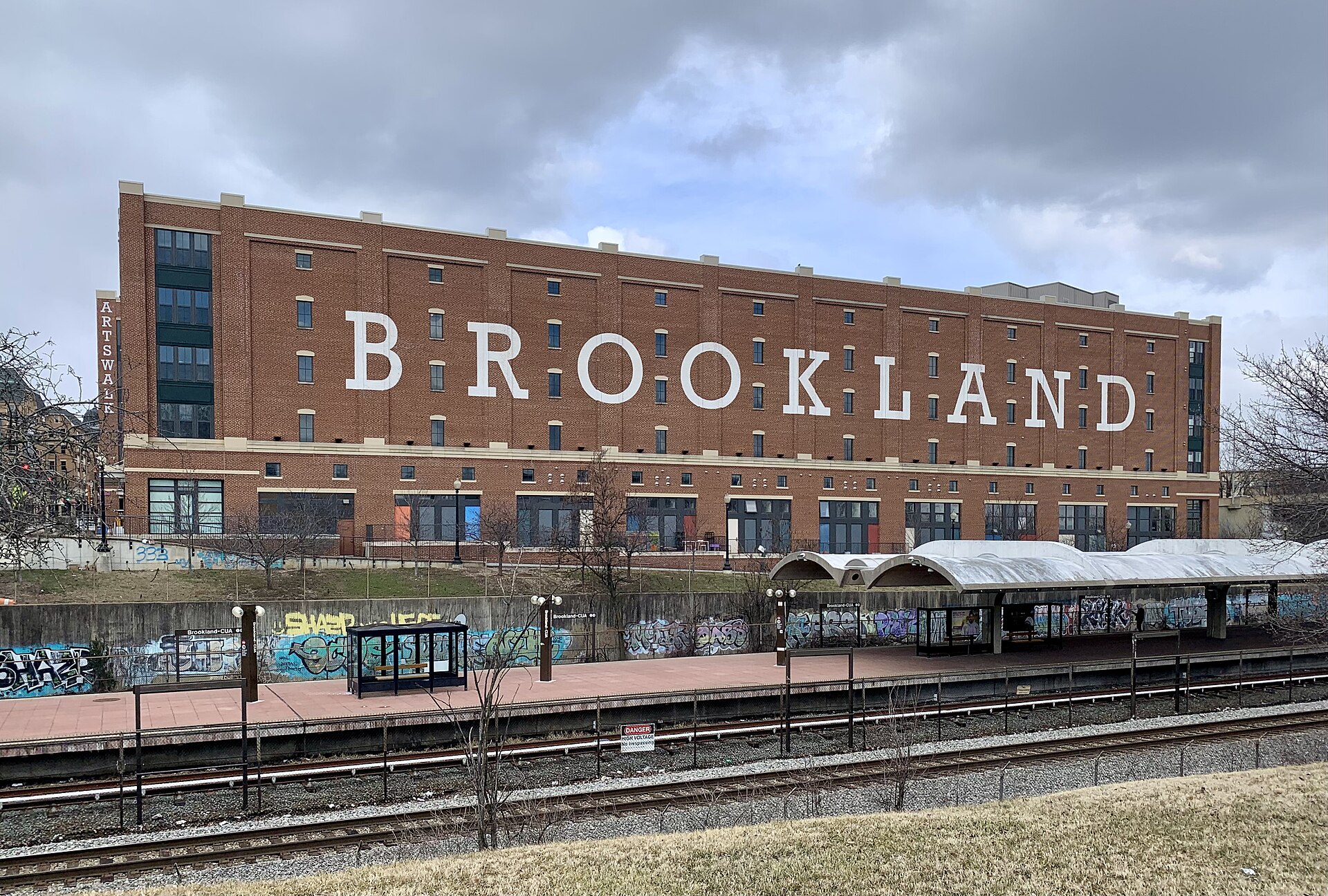 The Brookland building at the Brookland-CUA Metro station, Washington DC