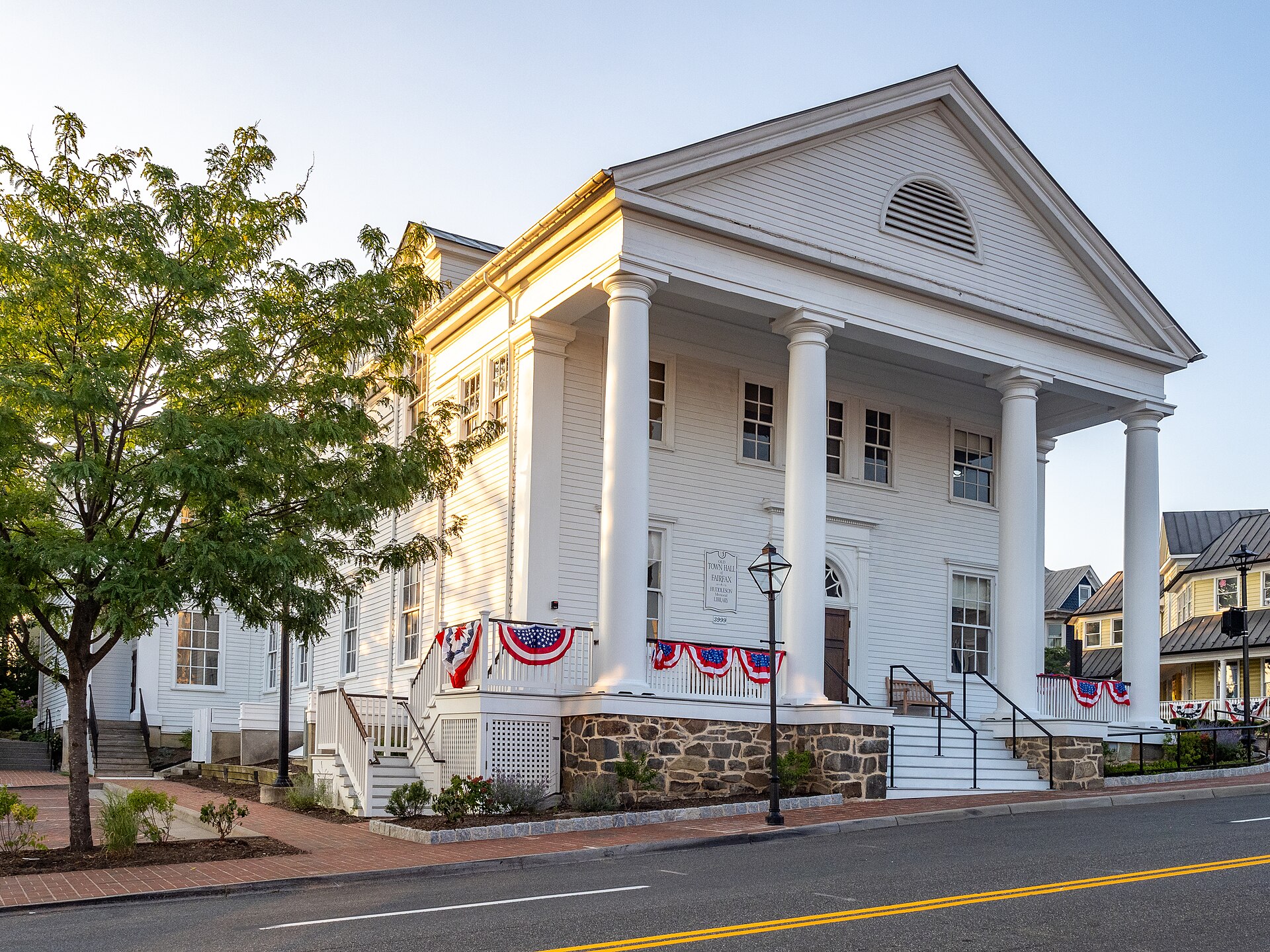 Old Town Hall in Old Town Fairfax, Virginia