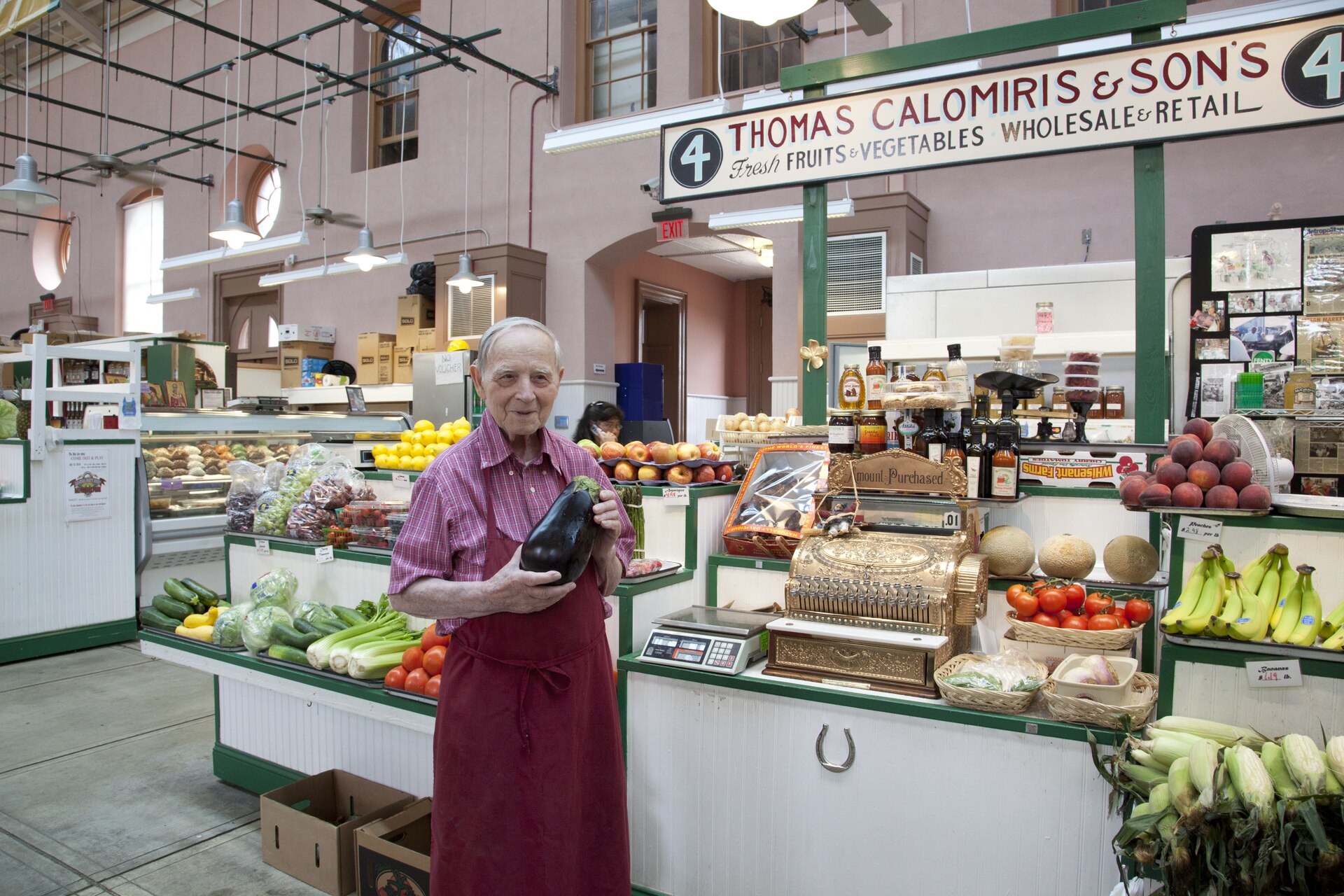 Inside Eastern Market near Hill East, Washington DC