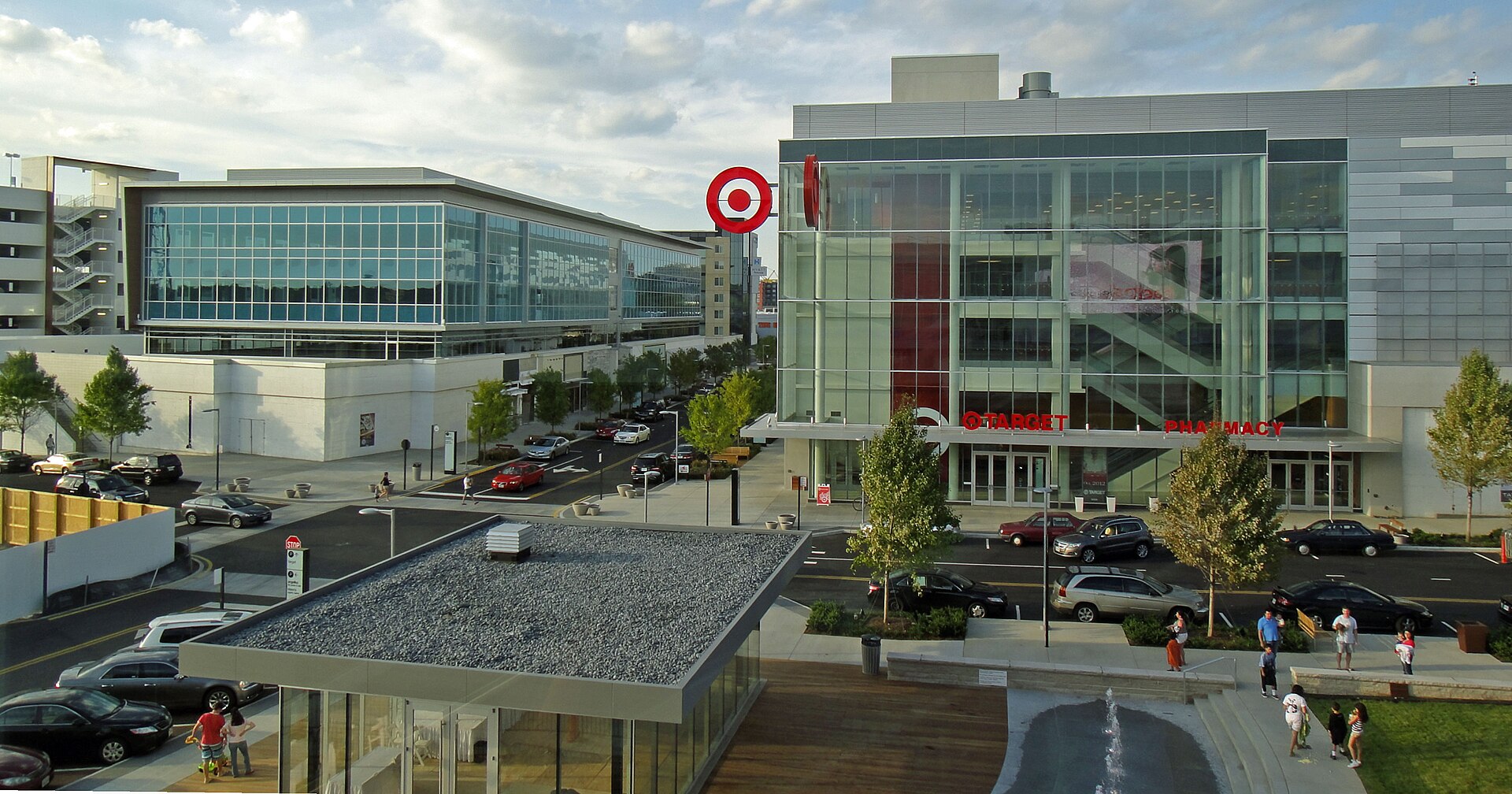 The Mosaic District town center in Merrifield, Virginia