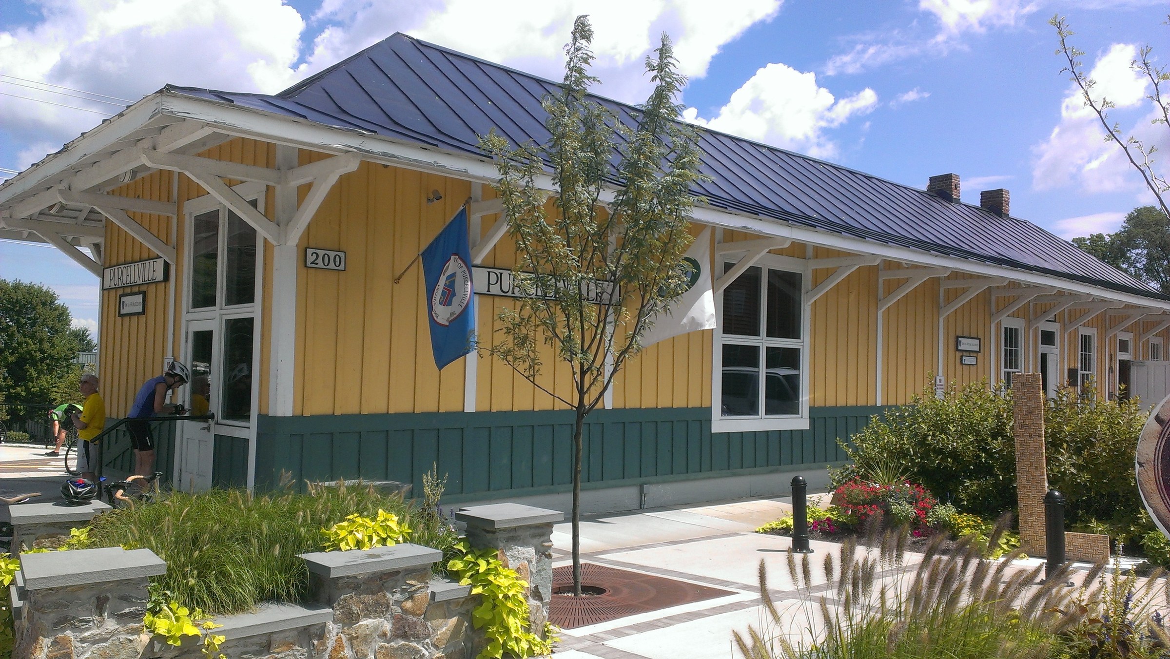 Historic Purcellville train station, Virginia