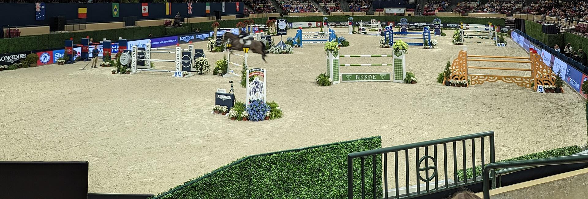 Show jumping at the Show Place Arena, Upper Marlboro, Maryland