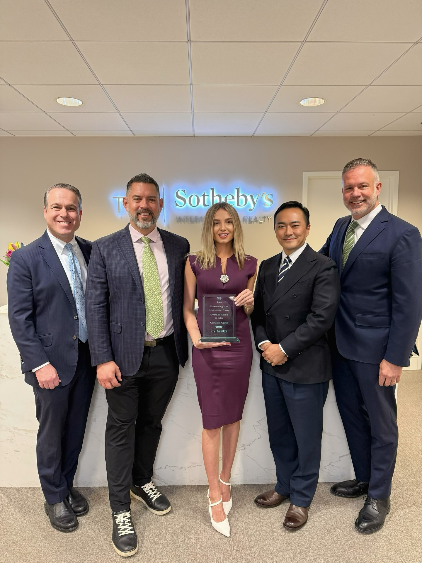 TTR Sotheby's award ceremony milestone